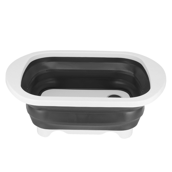 Tocator de bucatarie Zeaicos 2 in 1, plastic, 31x41x3cm, cu suport ustensile