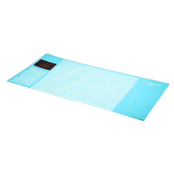Mousepad multifunctional Zeaicos, impermeabil, cu buzunare, verde, dimensiune mare