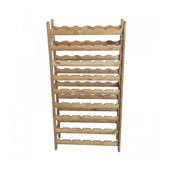 Raft lemn natur 54 sticle vin Raft lemn natur 54 sticle vin