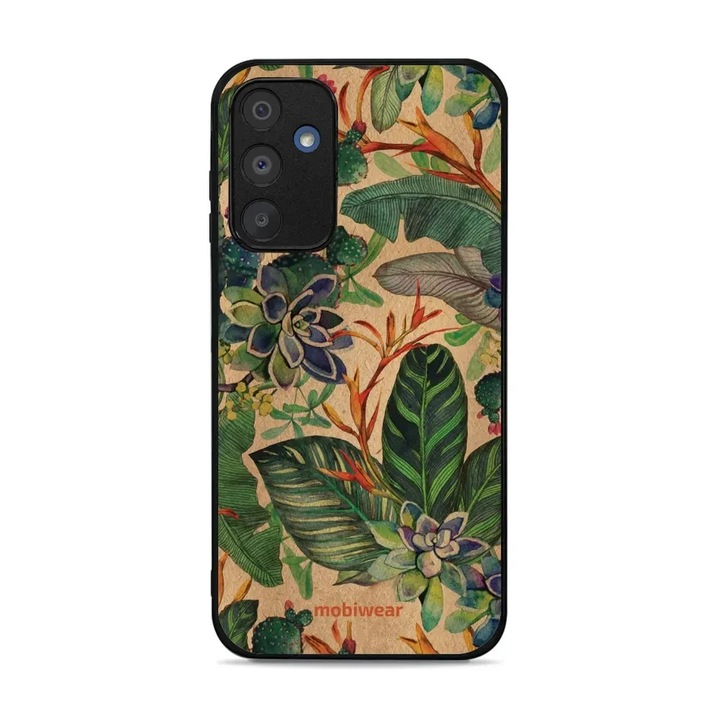 Husa telefon Mobiwear Glossy, Samsung Galaxy A15 / A15 5G, design flori