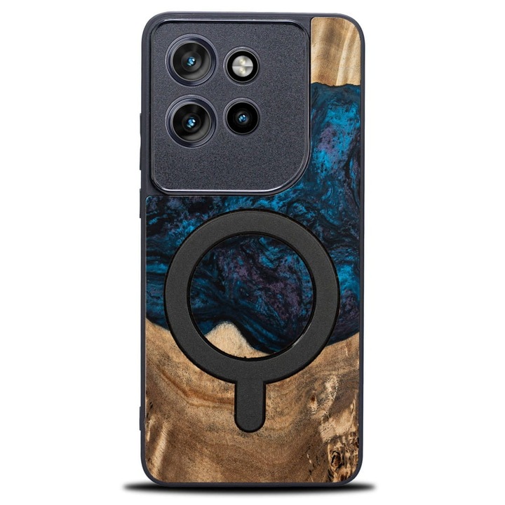 Калъф, Bewood Unique - Planets за Motorola Edge 50 Neo, Нептун Magnet