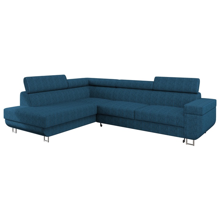 Coltar rabatabil Antrodem Reiat Stanga, MIRJAN 24, bleumarin, 188x253x71 cm