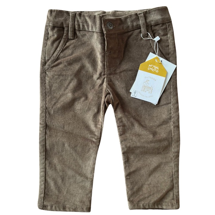 Chicco gyereknadrág, pamut, barna, állítható, sportos fazon