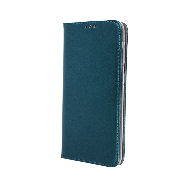 Кейс за Oppo Reno 13F 4G / 13F 5G flip smart case тъмнозелен