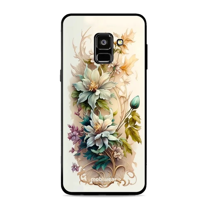 Husa telefon Mobiwear Glossy, Samsung Galaxy A8 (2018), rezistenta la socuri si zgarieturi