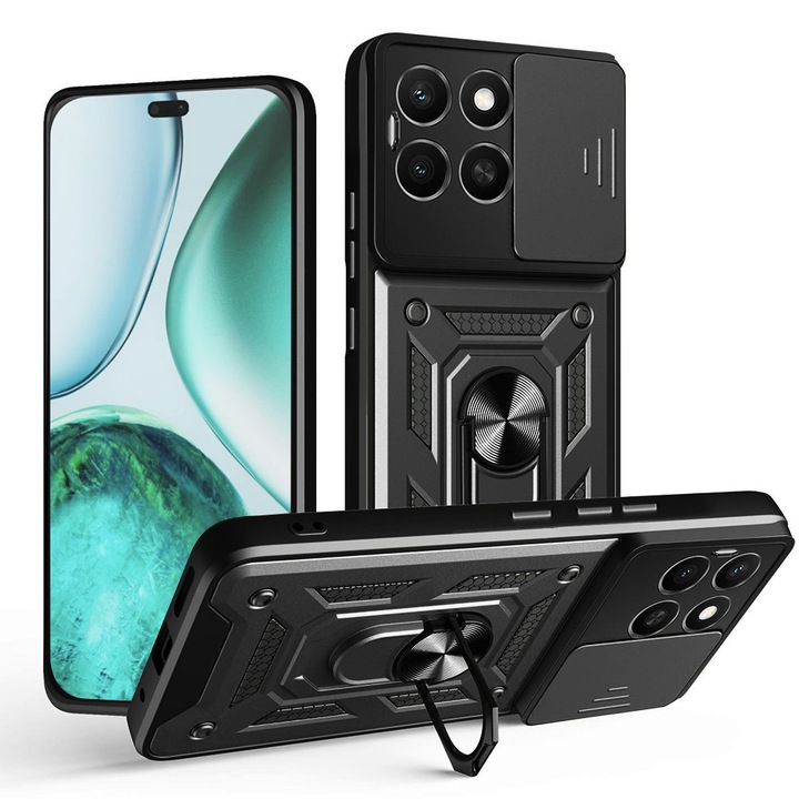 Кейс за Honor X8c camshield pro черен