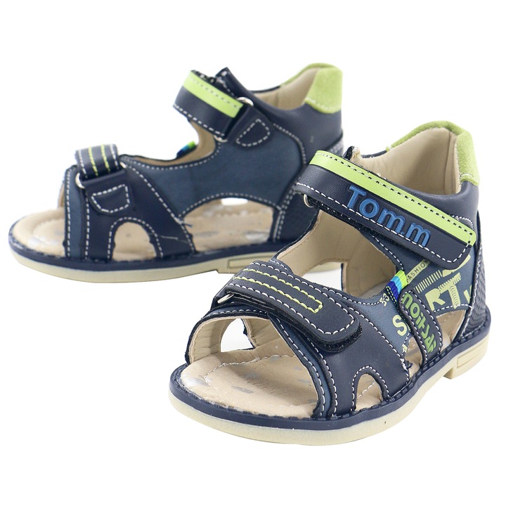 Сандали CT19-61K 62261, Тъмносин