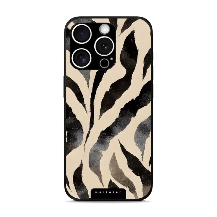 Husa Mobiwear Glossy pentru Apple iPhone 15 Pro, rezistenta la socuri si zgarieturi, multicolor, 10x15x22cm