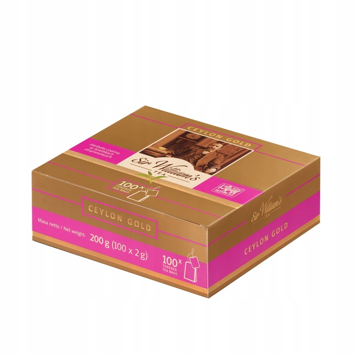 Sir William's fekete tea, 100 tasak, 200g, Srí Lanka-i