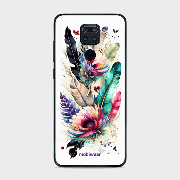 Carcasa Mobiwear Glossy pentru Xiaomi Redmi Note 9, rezistenta la socuri si zgarieturi, multicolor