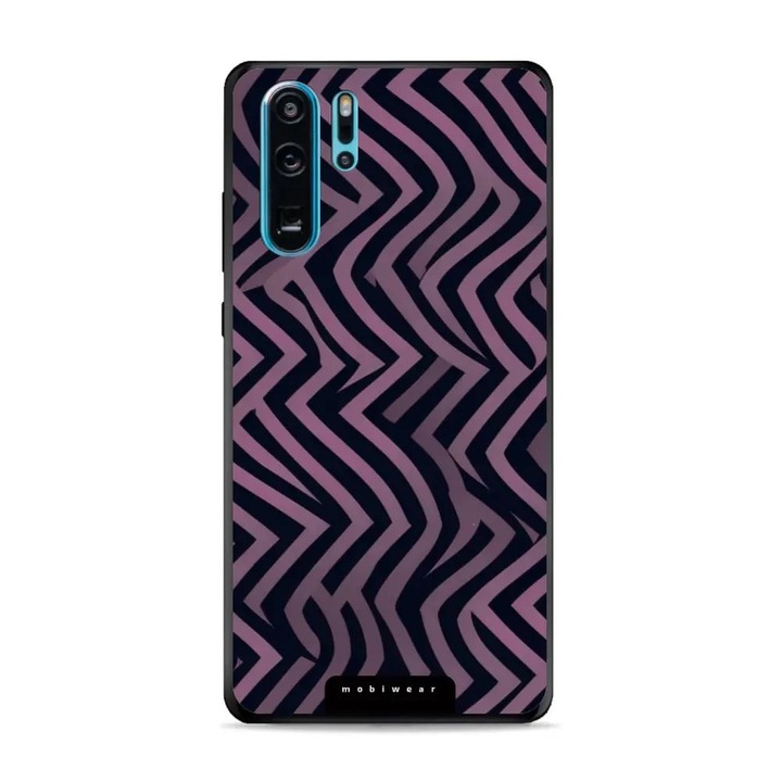 Калъф за телефон Mobiwear Glossy, Huawei P30 Pro, пълна защита, лилав, комплект 1х калъф
