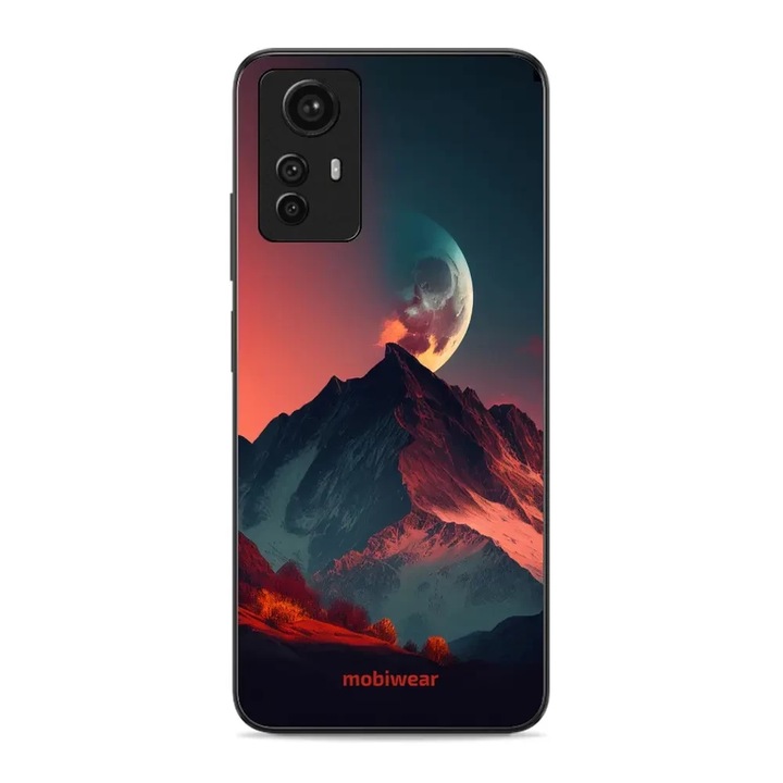 Mobiwear Glossy case за Xiaomi Redmi Note 12S, устойчив на удари и надраскване, червен, комплект 1х калъф за телефон