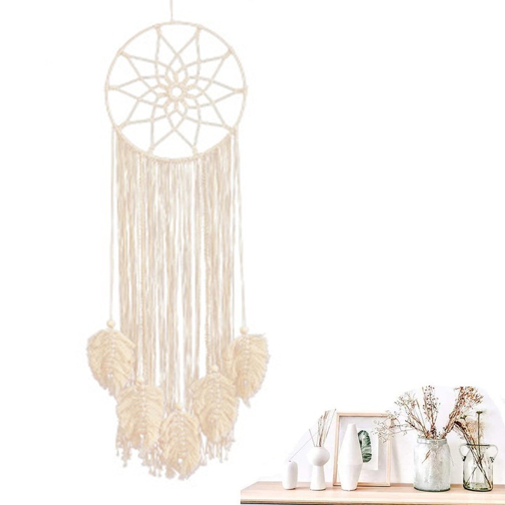 Dream Catcher tesut pene mare agatat de perete lucrat manual Dream Catcher ciucuri decorare casa decor ornament artizanal cadou