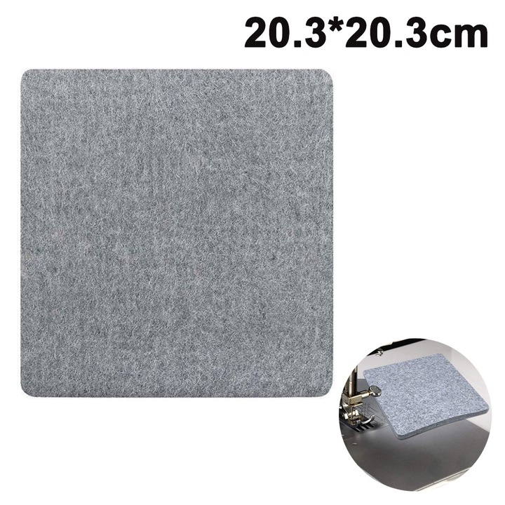 HERUSI gyapjú vasalószőnyeg 20.3x20.3cm hordozható