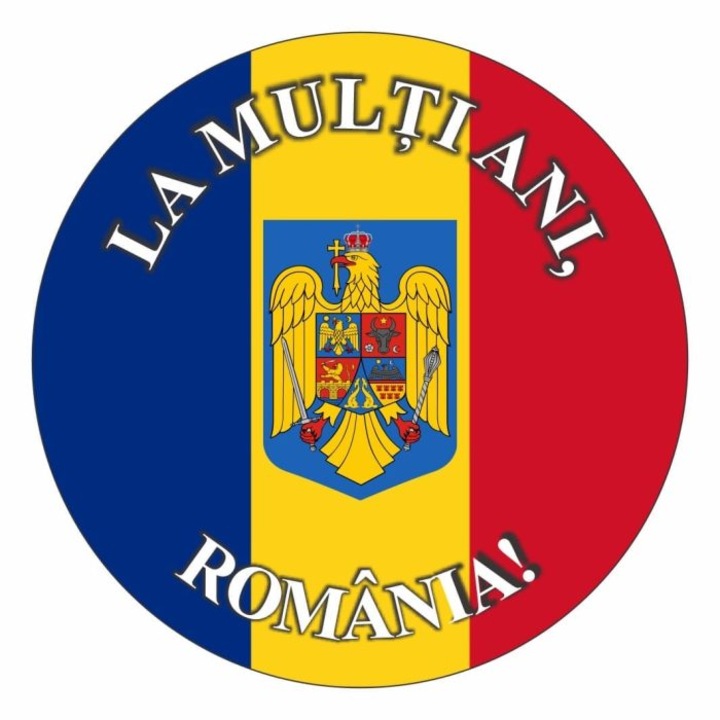 Insigna Lemn, 1 Decembrie, 6cm, ITUV007