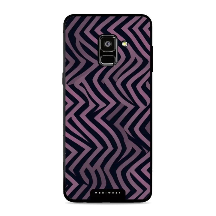 Husa telefon, Mobiwear, Samsung Galaxy A8 (2018), rezistenta la socuri si zgarieturi, violet