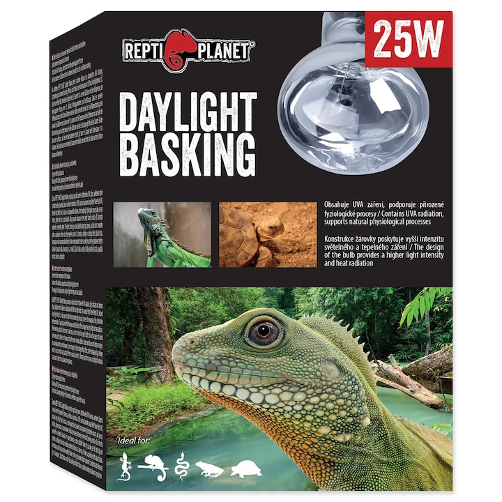 Bec pentru terariu Repti Planet Daylight Basking Spot 25W, alb, 25W