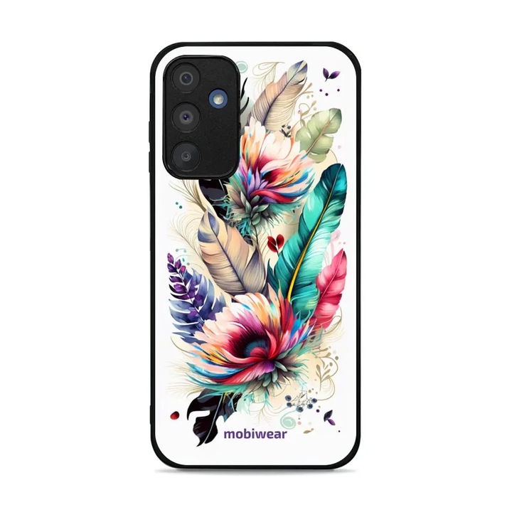 Husa telefon, Mobiwear, pentru Samsung Galaxy A15 / A15 5G, design floral, rezistent la socuri si zgarieturi, multicolor