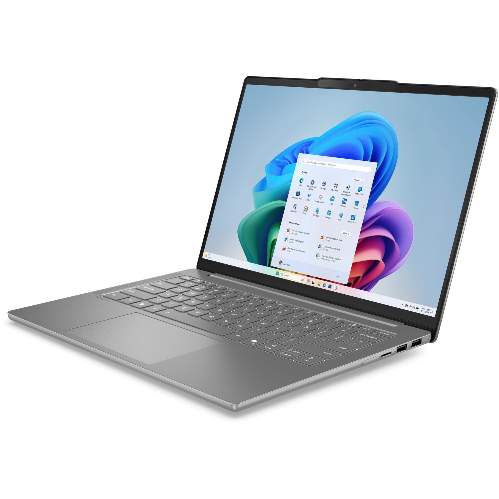 Laptop Lenovo IdeaPad Slim 5 14AHP10, 83HV002NBM, 14", AMD Ryzen 7 8845HS (8-core), AMD Radeon 780M, 32GB 5600MHz (2x16GB) DDR5, Gri