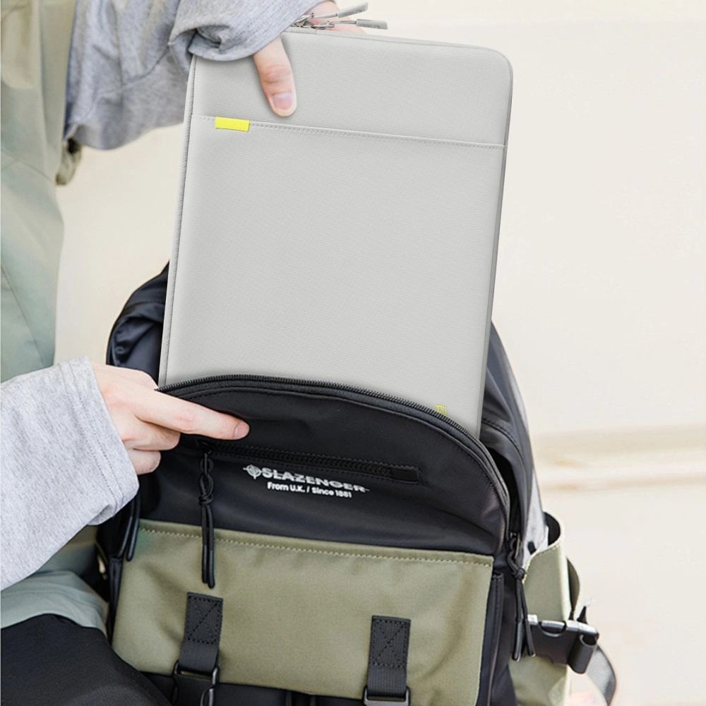 Geanta laptop Tech-Protect Defender, gri, 13-14 inci, 320x240x30mm
