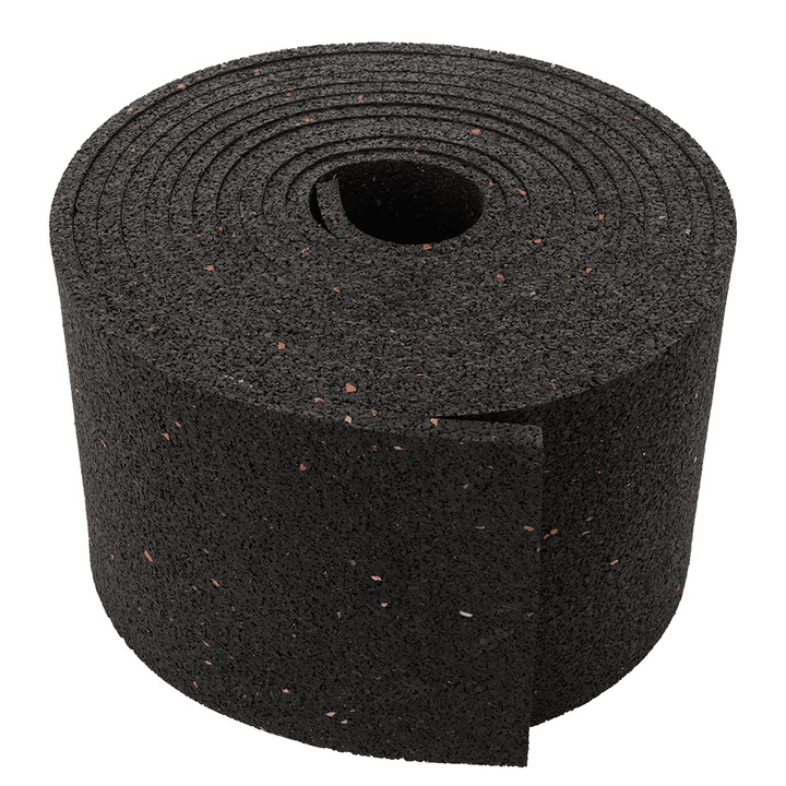 Covor Antialunecare, Unitrailer 5000x150x8 mm, Cauciuc, Negru