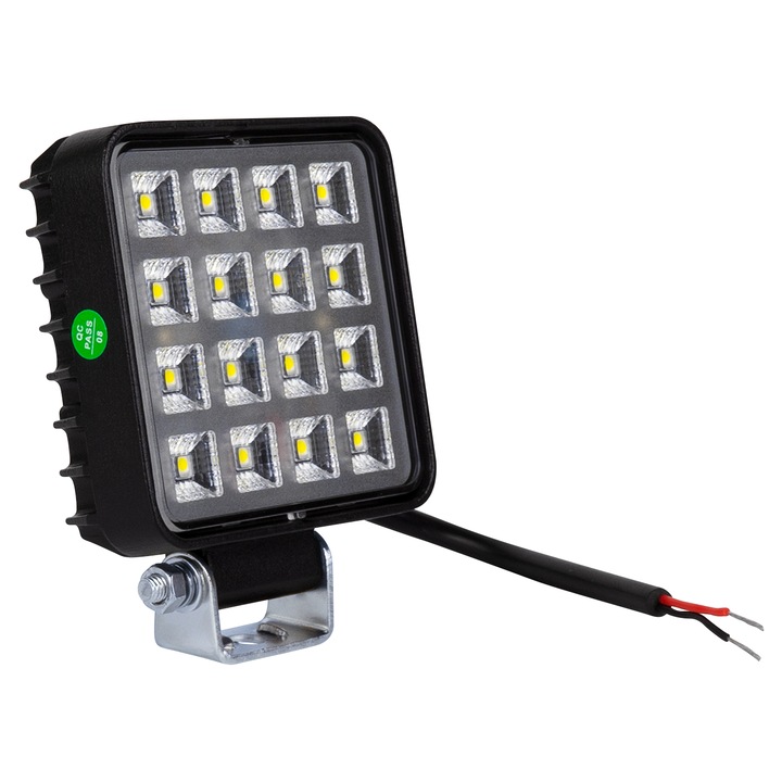 Lampa De Lucru 16x Led Truckled L0154 Patrat Cu Intrerupator
