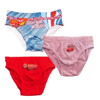 Set 3 perechi chilotei, baieti, Disney, Fulger McQueen, Bleu/Rosu/Gri, 116-128 CM Set 3 perechi chilotei, baieti, Disney, Fulger McQueen, Bleu/Rosu/Gri, 116-128 CM