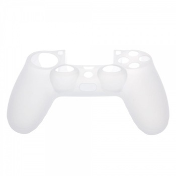 Husa Silicon alba pentru Controller PS4 - PlayStation 4 Husa Silicon alba pentru Controller PS4 - PlayStation 4