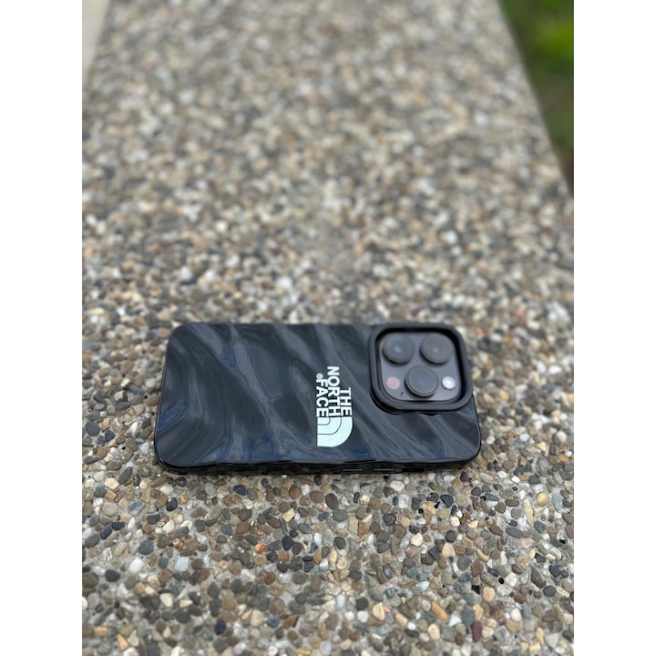 Капак The North Face, съвместим с Iphone 14 PRO MAX, ЧЕРЕН
