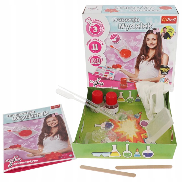 Szappankészítő kísérletek, 8+, Trefl, Science4you 61114