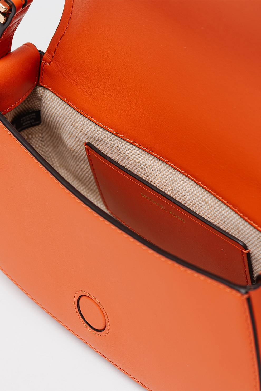 Michael Kors, Geanta crossbody din piele Lydia, Portocaliu