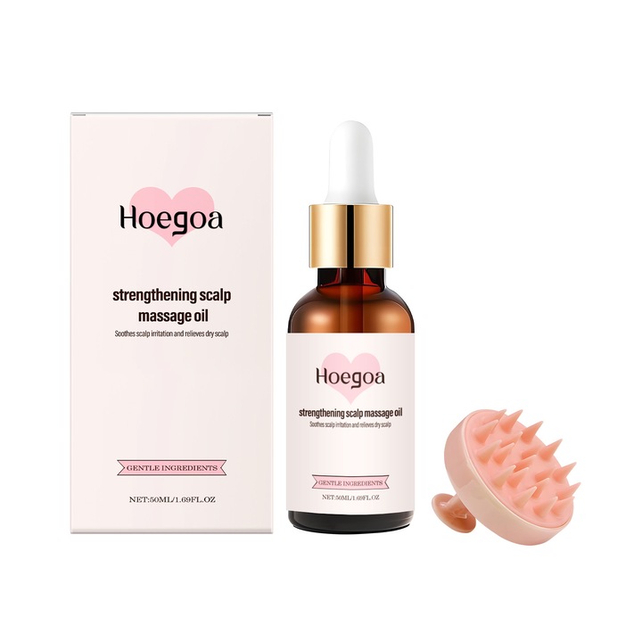 Ulei de masaj pentru scalp GolabBeauty - set ulei de intarire si ulei pentru cresterea parului, ingrediente naturale, 100ml