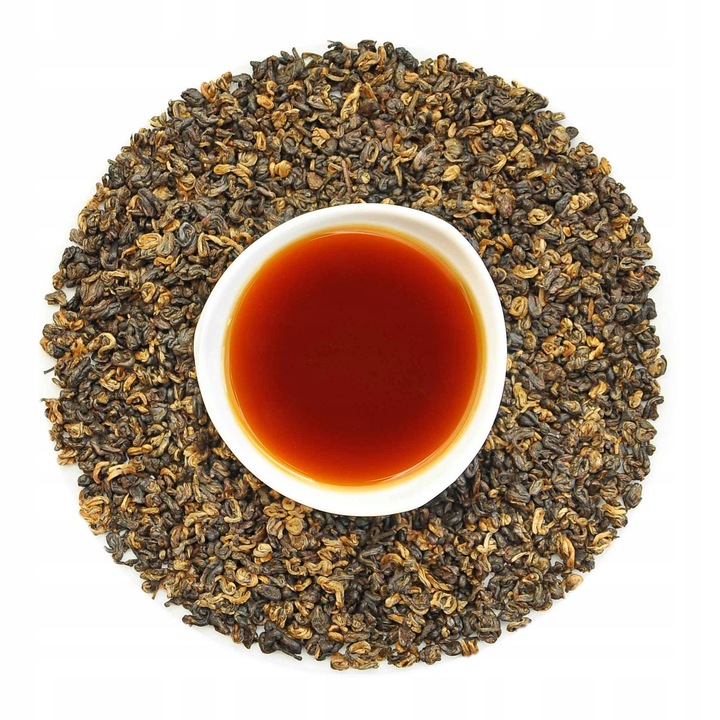 Ceai negru Gold Screw, 50g, Chiny, aroma fructata