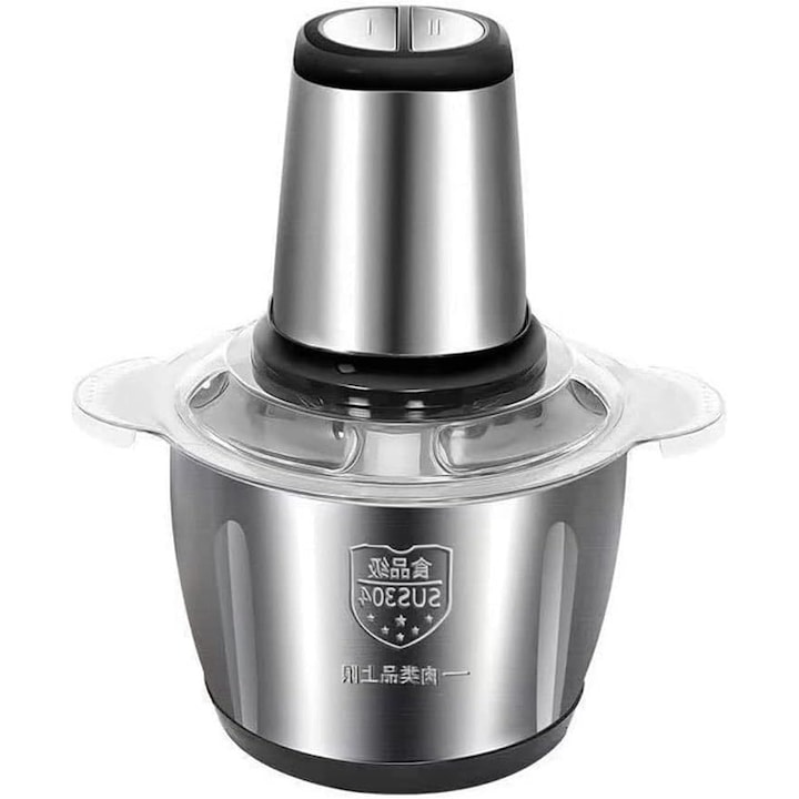 Мелачка за месо и зеленчуци, незаменима в кухнята, изработена от неръждаема стомана, спестява време и усилия, 2 степени на скорост, подходяща и за сухи съставки, лесна за почистване - MULTIMINCER