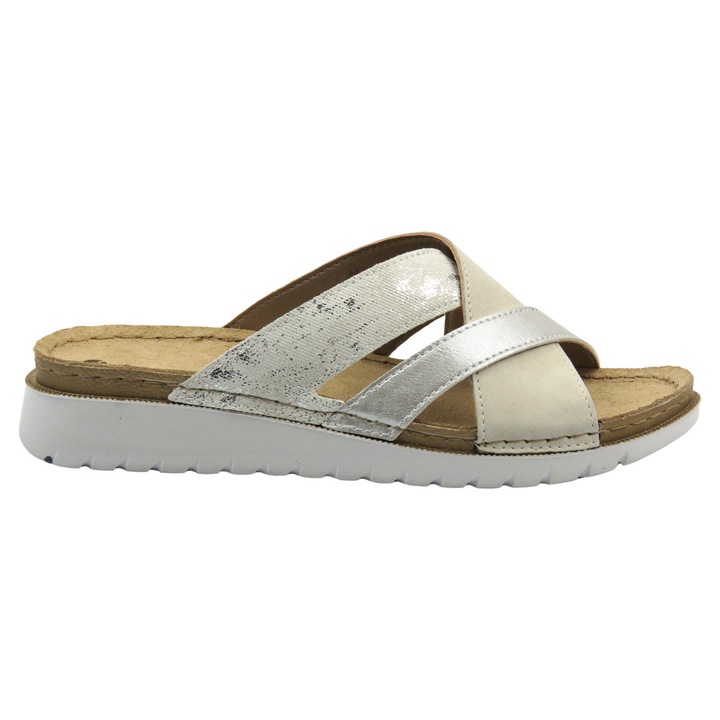 Slapi dama INBLU CN-45, bej, piele ecologica