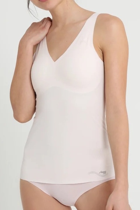 Тениска Sloggi, риза Zero Feel Natural 02, Cлонова кост