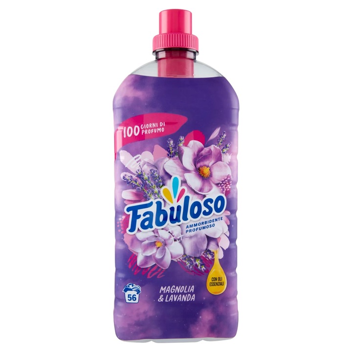 Balsam de Rufe Concentrat Fabuloso Magnolie si Lavanda, 1.25 L, 56 spalari