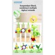 Jucarie spirala pentru carucior si patut AONYIYI®, sunet, include 3 pandantive de plus, oglinda de siguranta, jucarii senzoriale, plus de cristal, model leu, pentru fete si baieti, 0+, verde