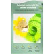 Jucarie spirala pentru carucior si patut AONYIYI®, sunet, include 3 pandantive de plus, oglinda de siguranta, jucarii senzoriale, plus de cristal, model leu, pentru fete si baieti, 0+, verde