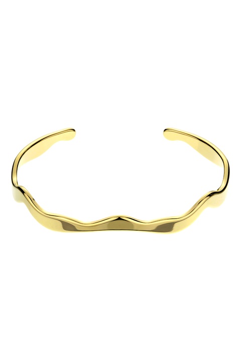 Amelia Parker, Bratara din otel inoxidabil cu model in valuri, Auriu