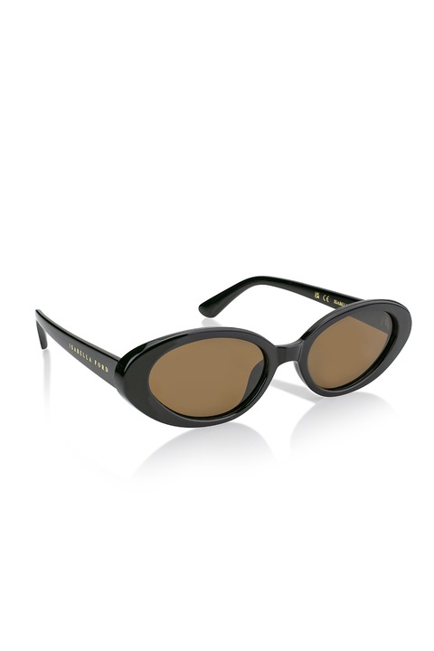Isabella Ford, Ochelari de soare polarizati cu lentile ovale Chic, 53-19-150, Negru