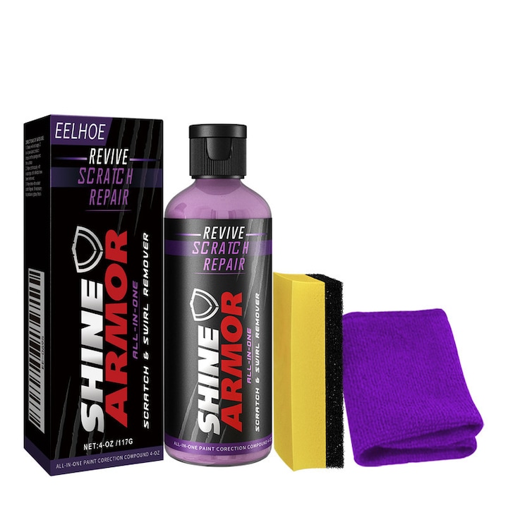 Spray reparare zgarieturi auto EELHOE, 117g, efect lucios, protectie superioara, pentru toate tipurile de vopsea