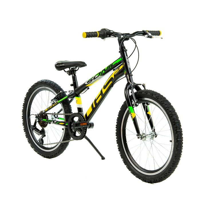 Детски велосипед DHS Sonic - 20-инчов, черен