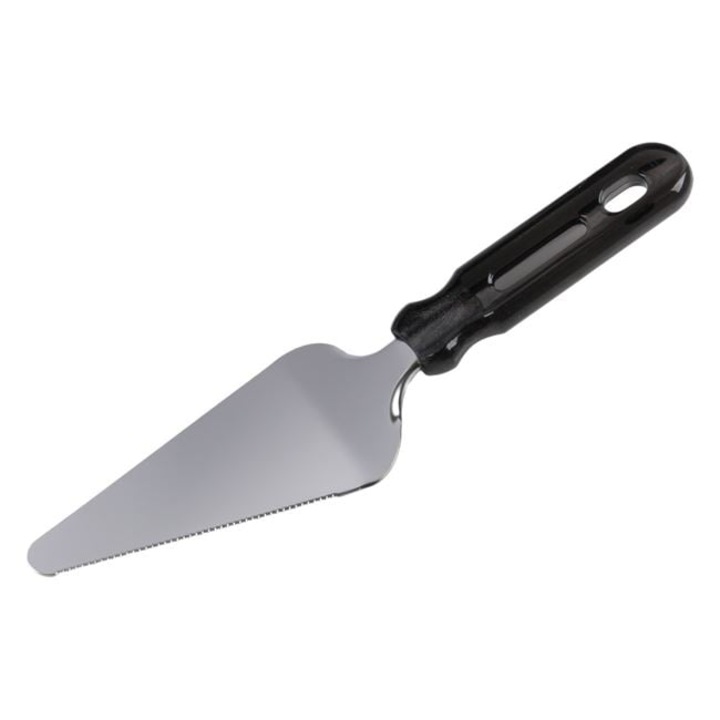Spatula 24cm Metalica -Triunghiulara cu Maner din Plastic