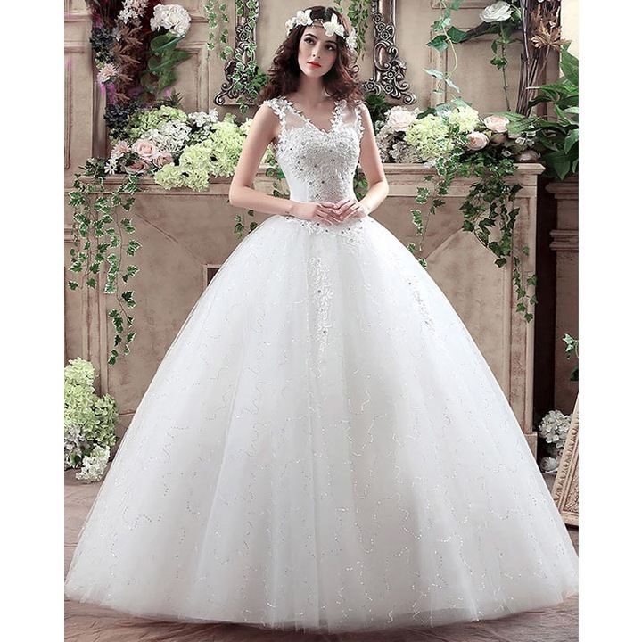 Rochie de mireasa Malesia cu paiete, 38