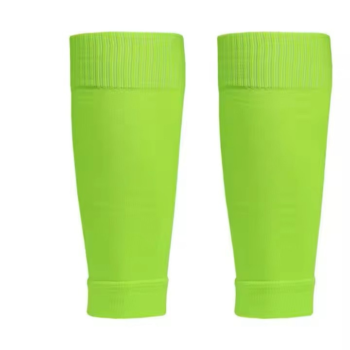 Jambiere fotbal, adulti, VERDE FOSFORESCENT 37 cm