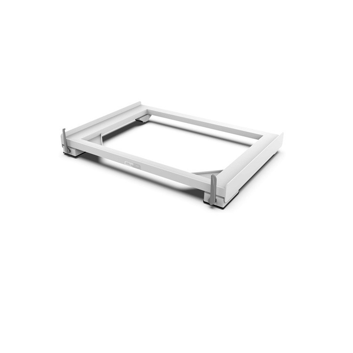 Suport universal Base Move Slim, pentru masina de spalat si uscator, cu roti si frane, Meliconi