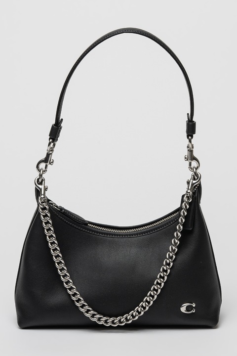 COACH, Geanta de piele cu bareta de umar Juliet, Negru