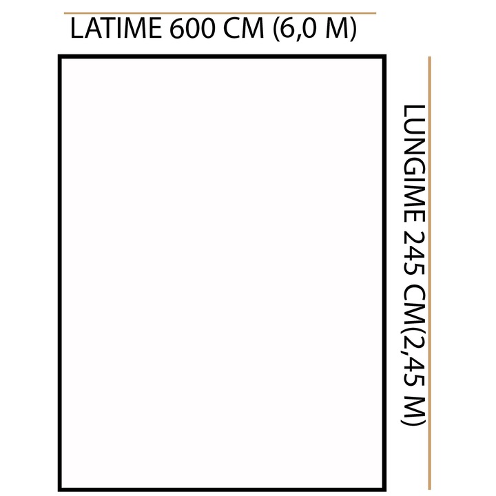 Perdea brodata, culoare alb/negru, colectia Dots by Liz Line, 600x245cm, cu rejansa - RD1356