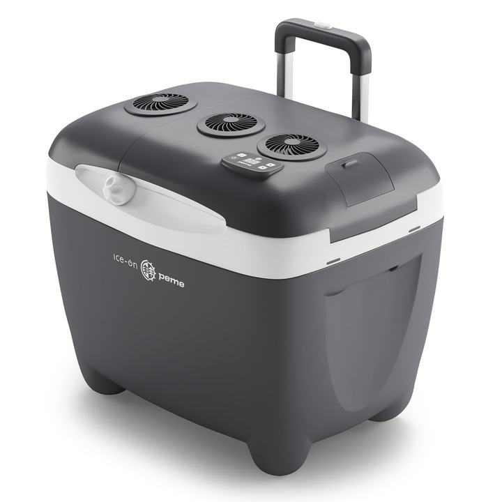 Електрически хладилник Peme Vital, 50 литра, 12V/230V, 55W, Графит